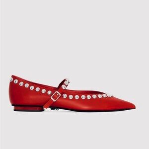 NEW Rebecca Minkoff Milan Mary Jane studded leather flats